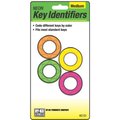 Hy-Ko KC131 4 Pack- Medium Neon Key Identifiers 611665